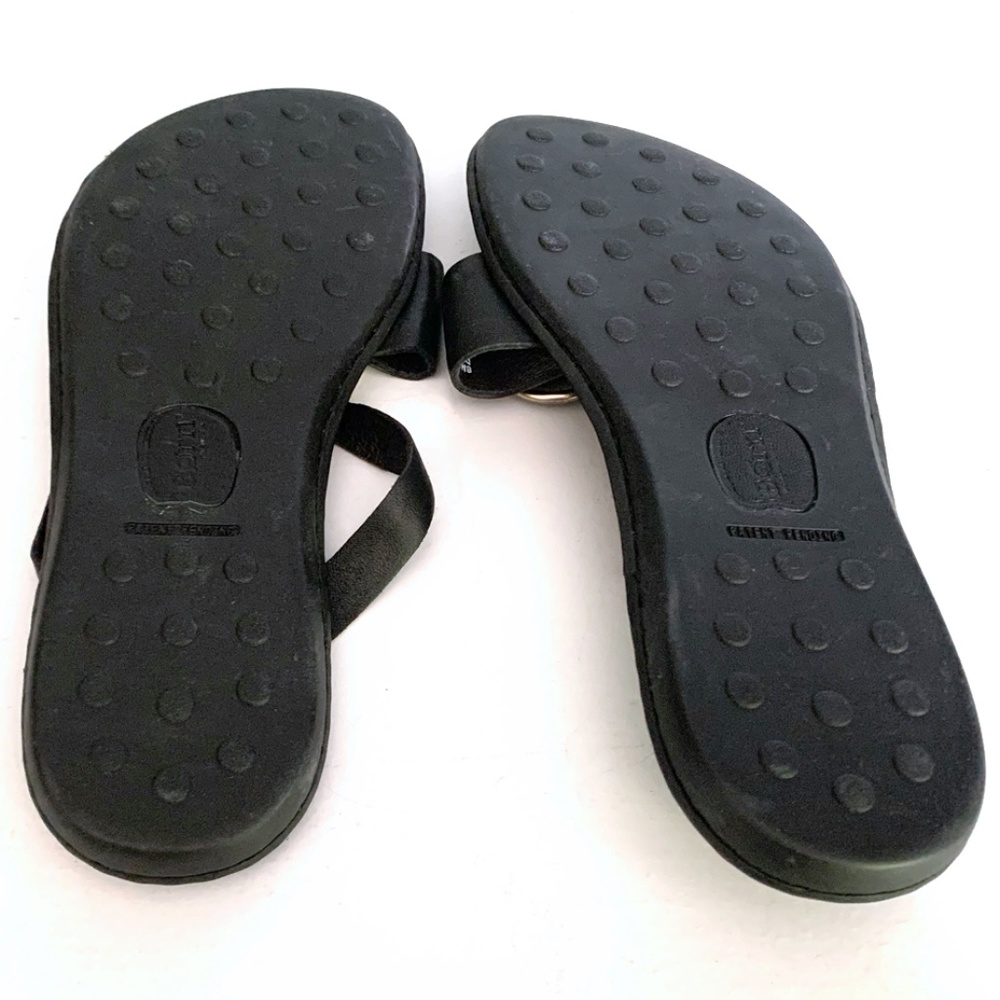 Born Black Leather Thong Sandals - Size 7 - Picture 7 of 7